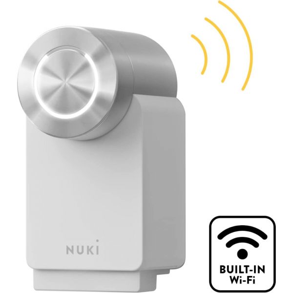 Nuki Smart Lock 4.0 Pro BT/WiFi/Matter/Thread - Fechadura Inteligente Digital Branco
