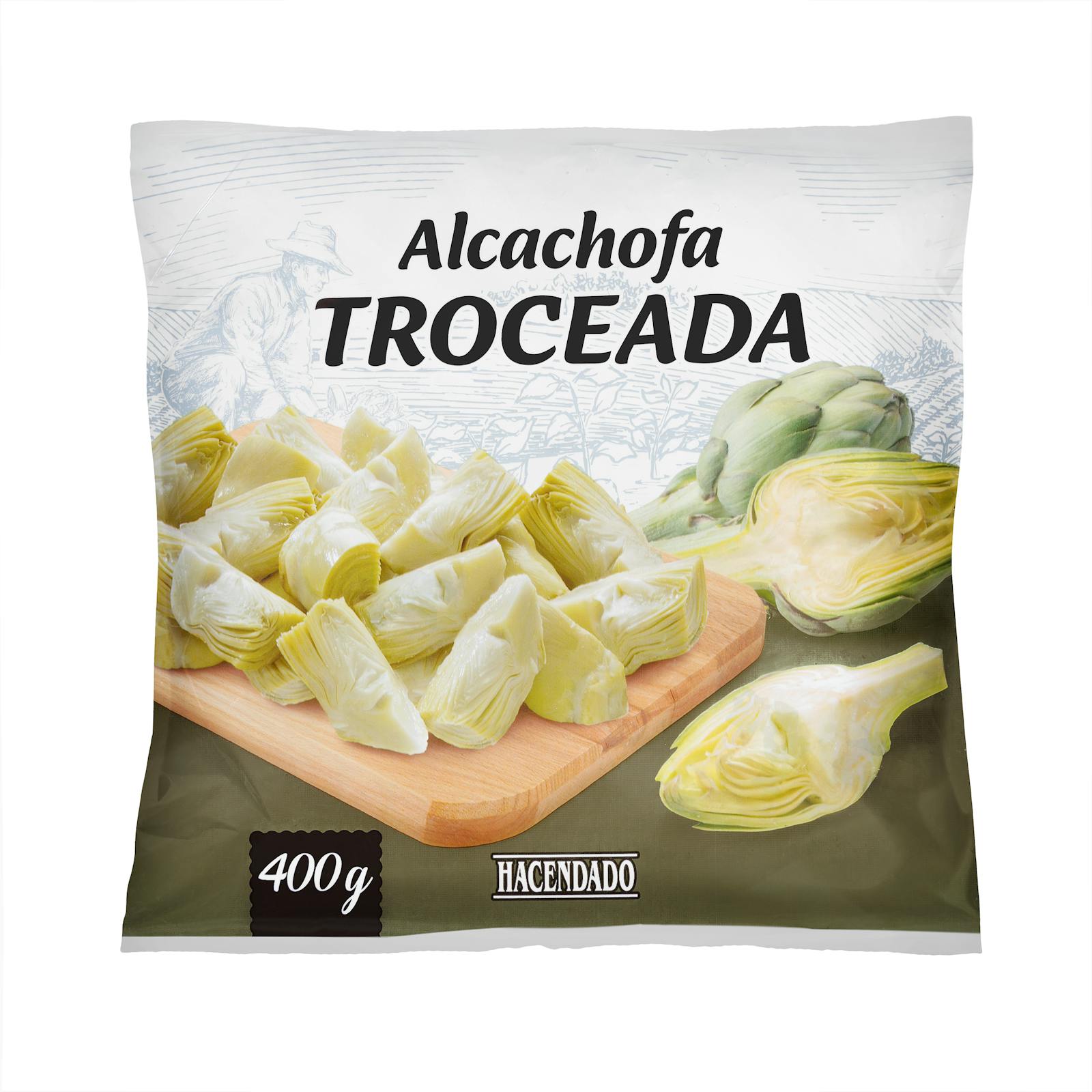 Artichaut haché surgelé Hacendado