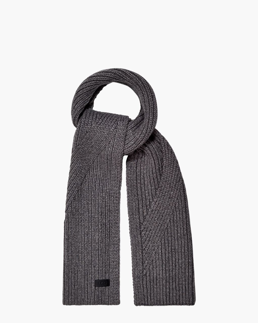 UGG Ribbed Knit Stripe Scarf Metal Sjaal