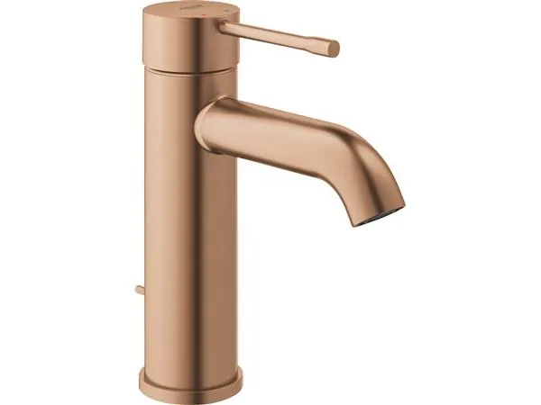 Grohe Essence 1-greb hv S - brushed warm sunset ethulsmontage. Med løft-op bundventil