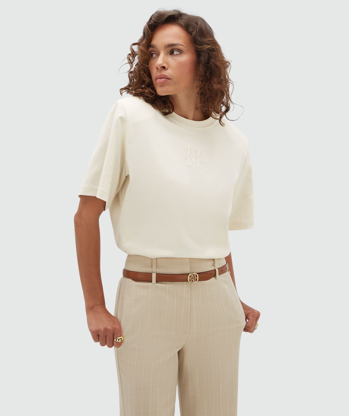 JV-POPPY oversized body  - cloud white