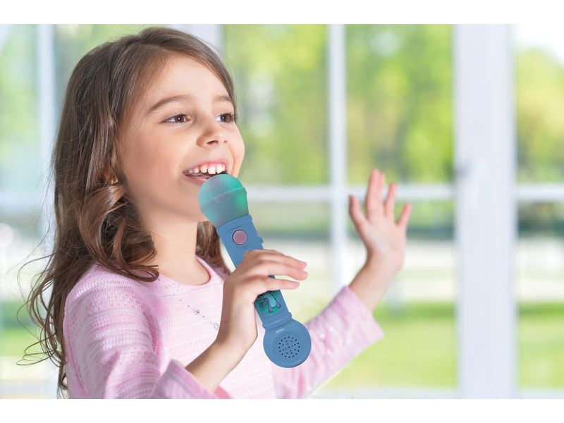 Lexibook Disney Stitch Mikrofon mit Melodien, Licht und Sou Drahtloses Mikrofon für Kinder