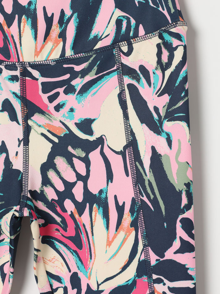 Conjunto com 2 Leggings Capri Esportivas - Roxas