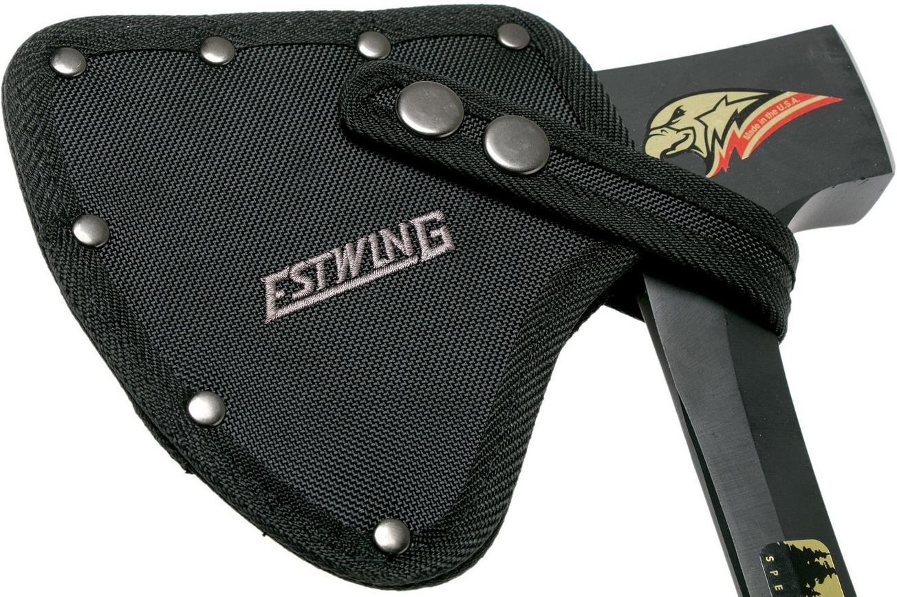Estwing Camper's bijl E44ASE zwart met nylon foedraal