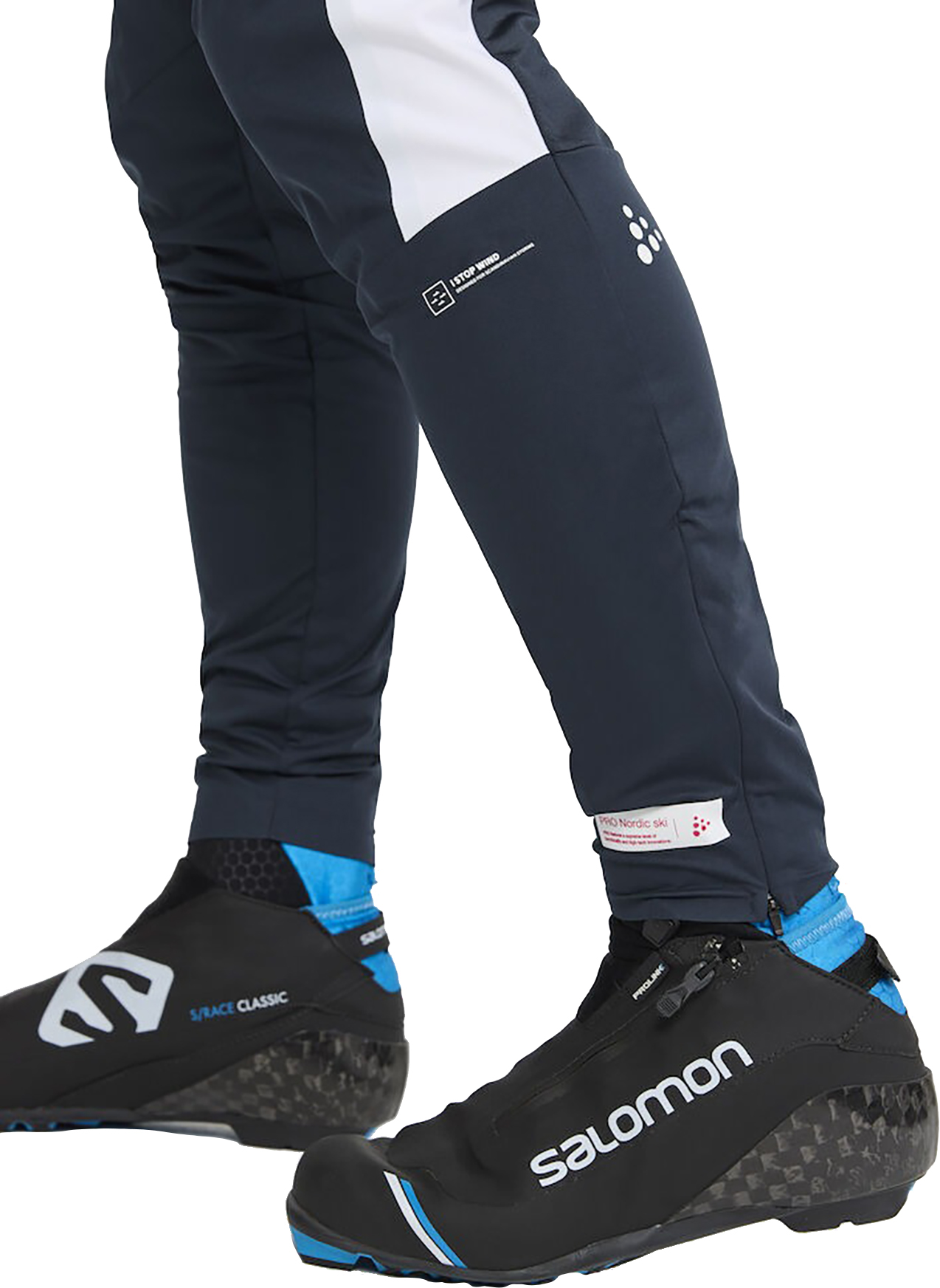 NOR Pro Nordic Race Wind Tights Herre Blaze/White