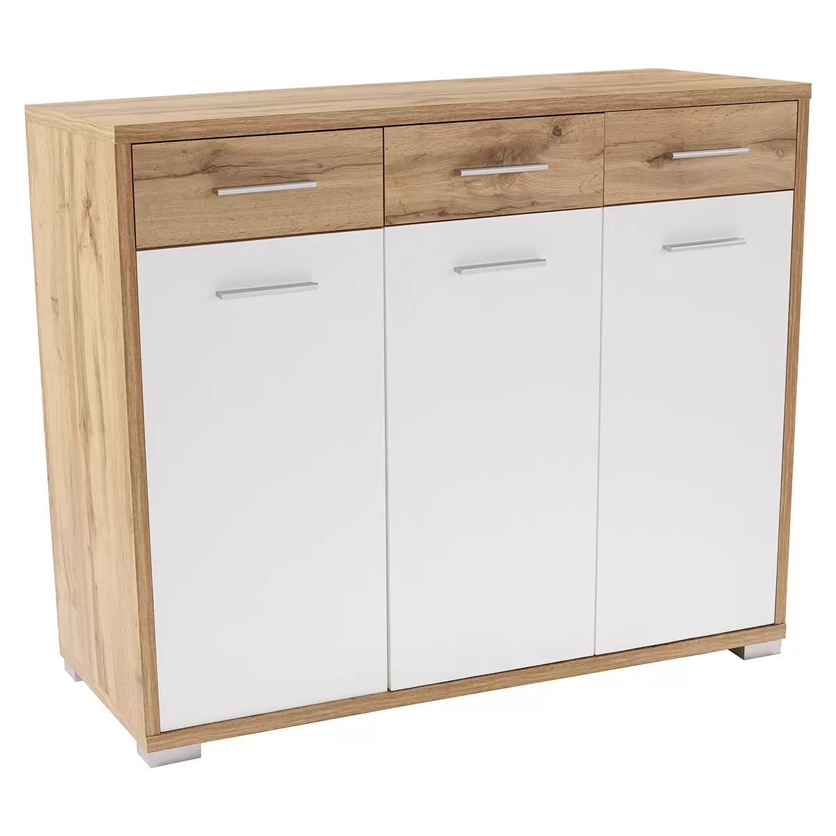 Kommode Q-BIG NEW weiss,Eiche