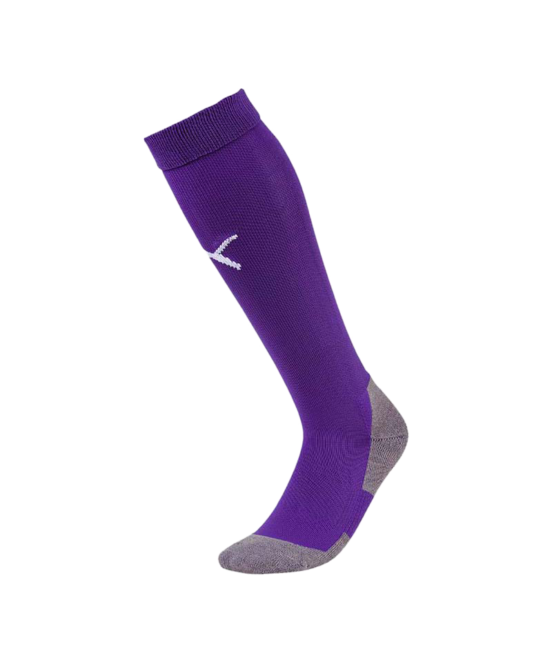 PUMA LIGA Socks Core Stutzenstrumpf Lila Weiss F10