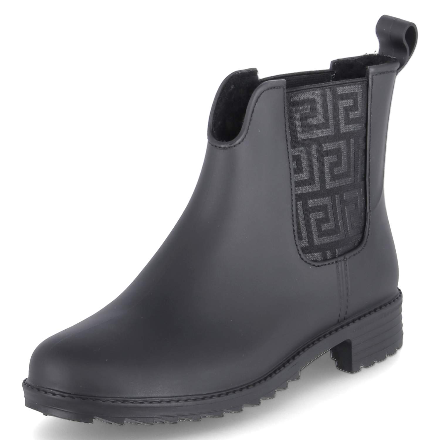 Rieker Gummistiefel - schwarz-matt