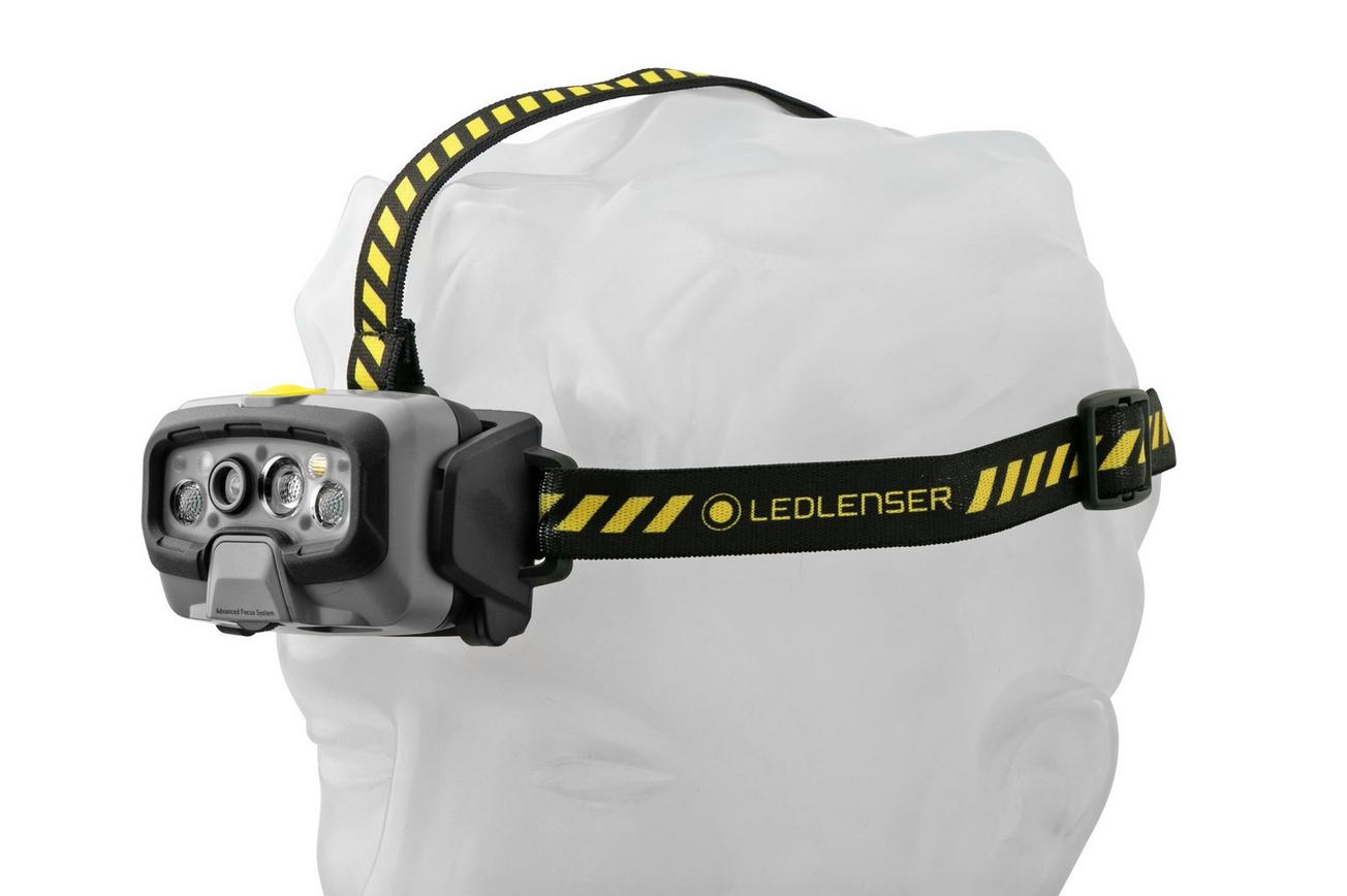 Ledlenser HF8R Work oplaadbare hoofdlamp met bluetooth, grijs, 1600 lumen