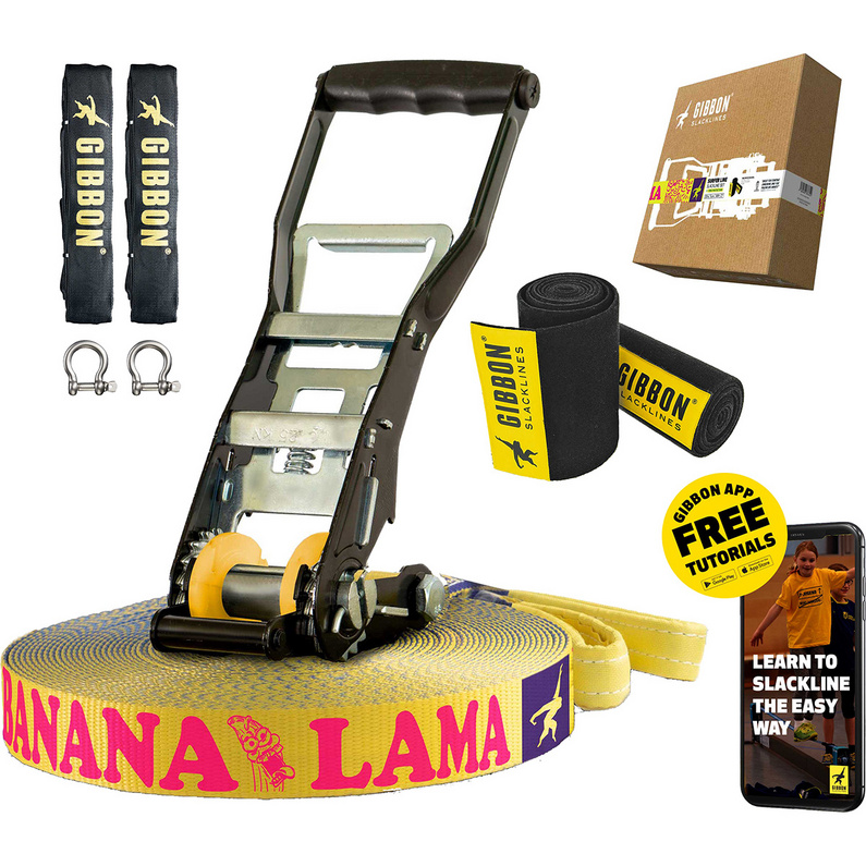 Gibbon Slacklines Bananalama XL Treewear Set