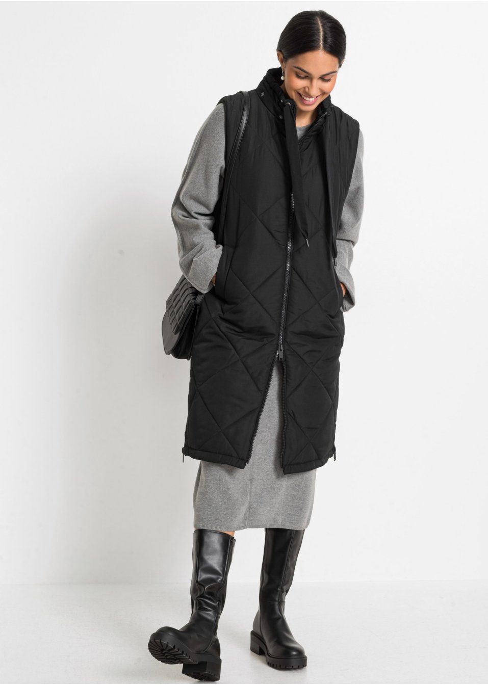 Veste sans manches matelassée en polyester recyclé