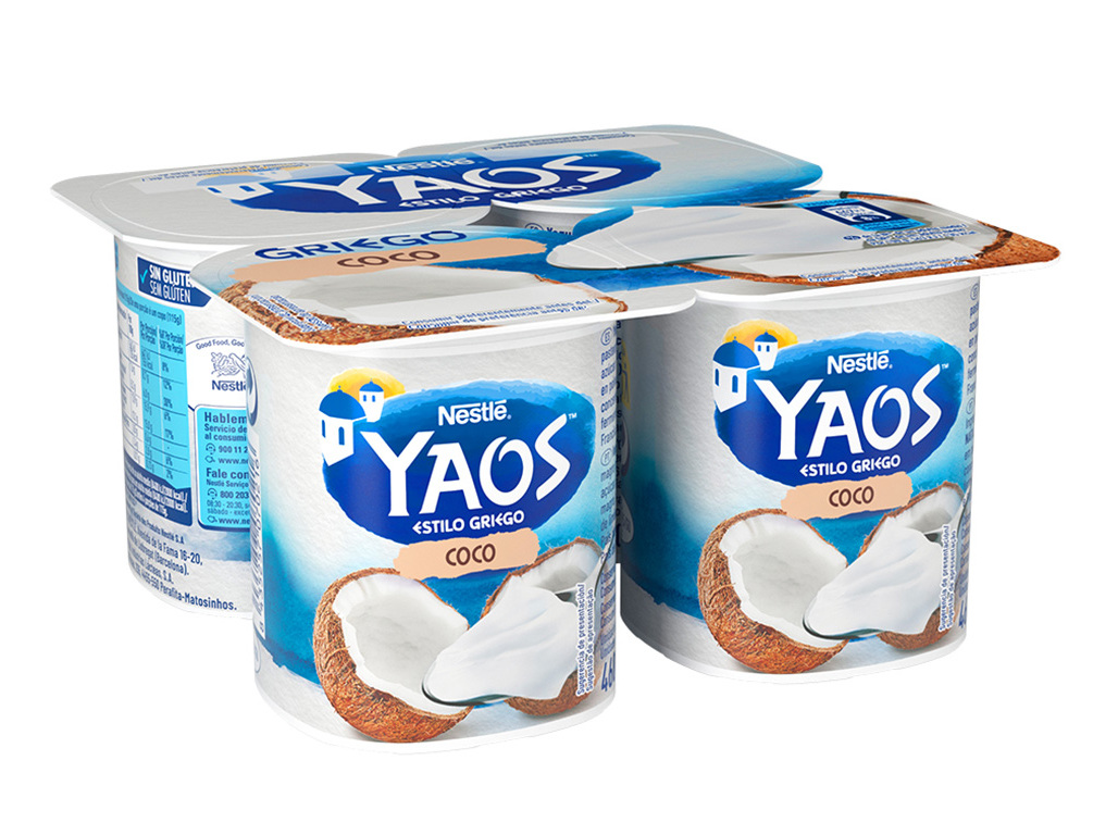 IOGURTE GREGO YAOS COCO 4X115G