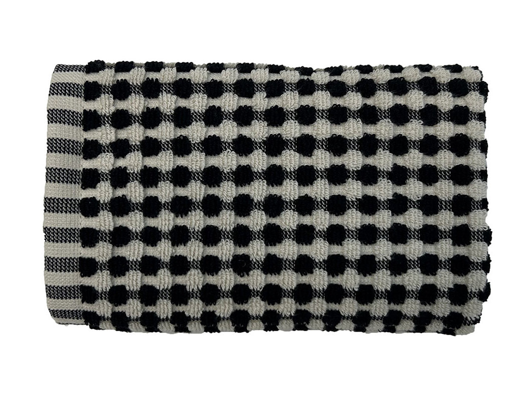 TOALHETE TURCO MY HOME PRETO 500 GR 30X50 CM