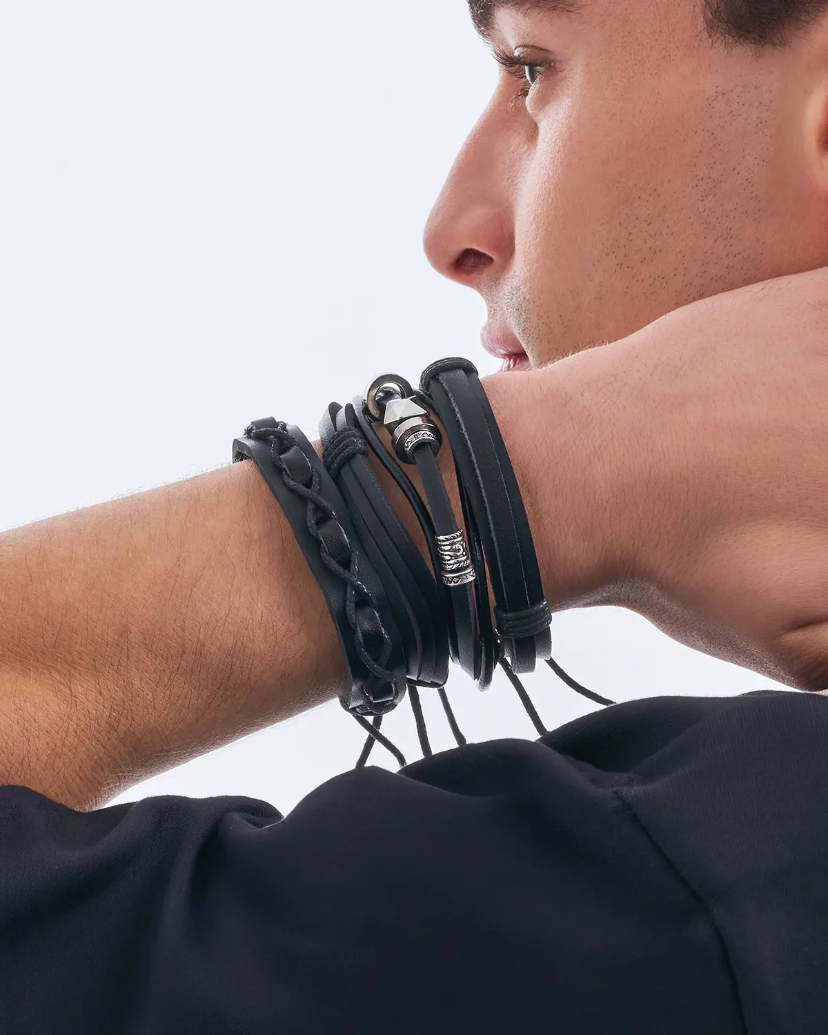 Herren Lederarmband - Sporty