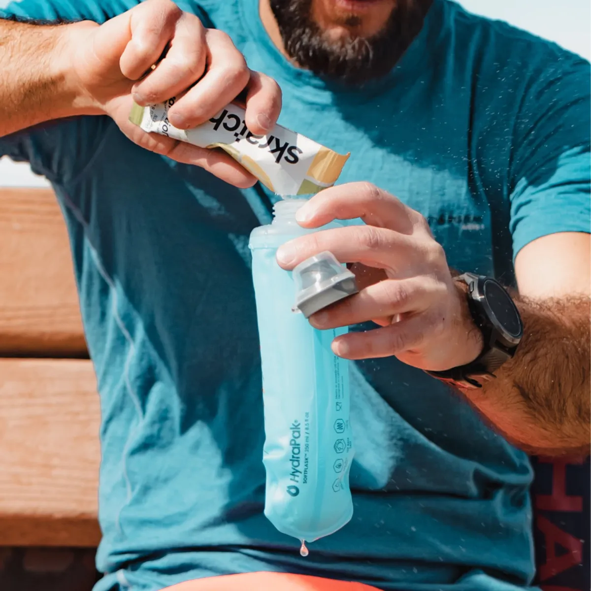Hydrapak Softflask 250 ml Malibu Blue