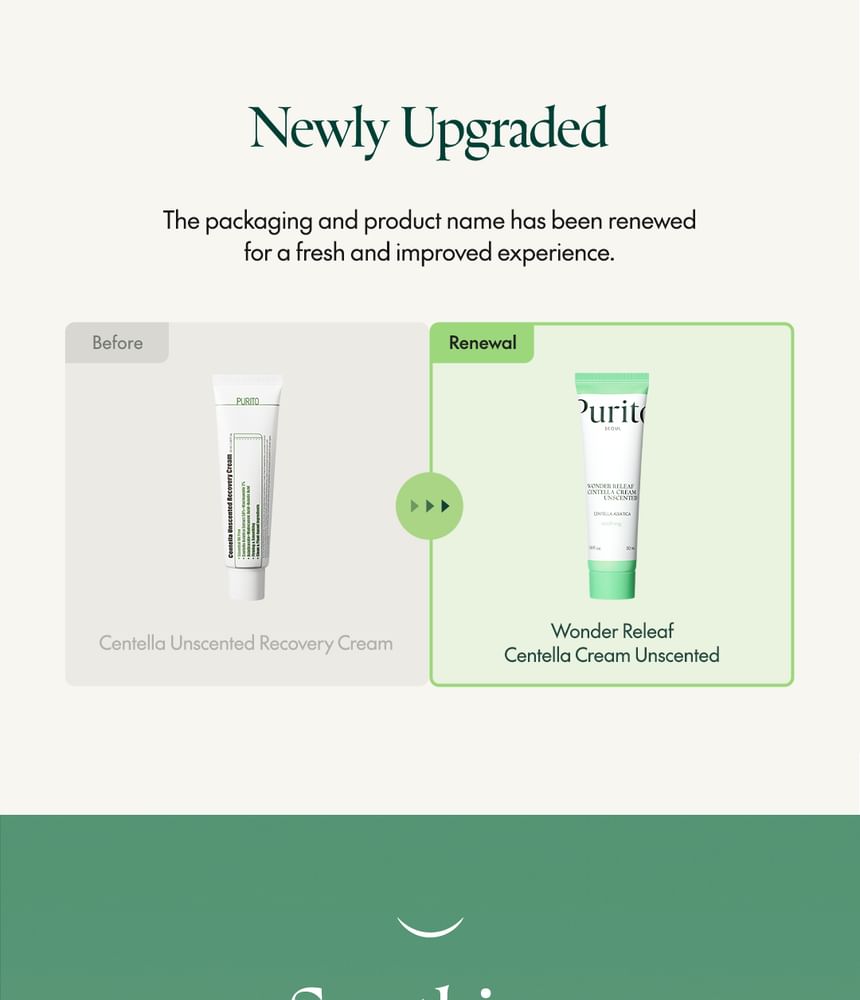 Purito SEOUL - Wonder Releaf Centella Cream ongeparfumeerd