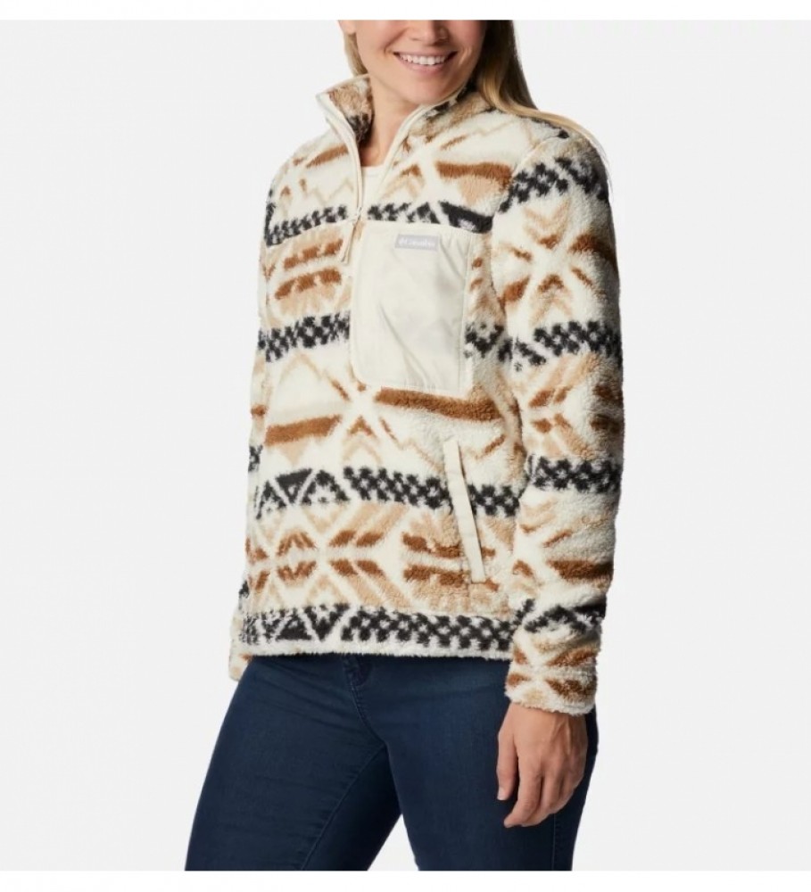 Camisa de lã Sherpa multicolorida da Columbia