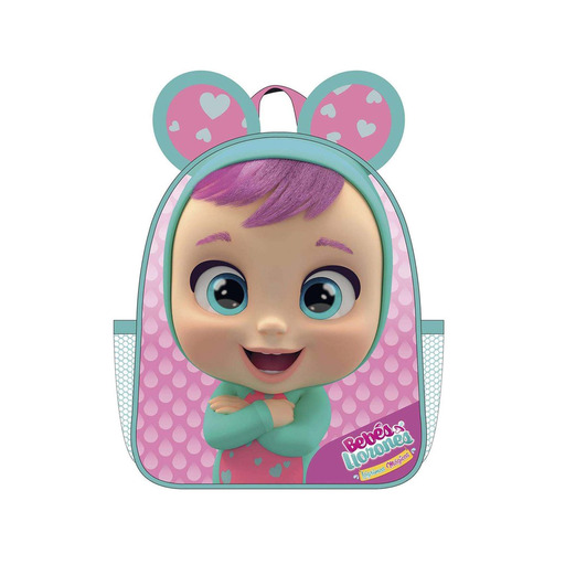 Mochila Infantil Eva 3d Bebés Llorones Lala 30x11x21 Cm