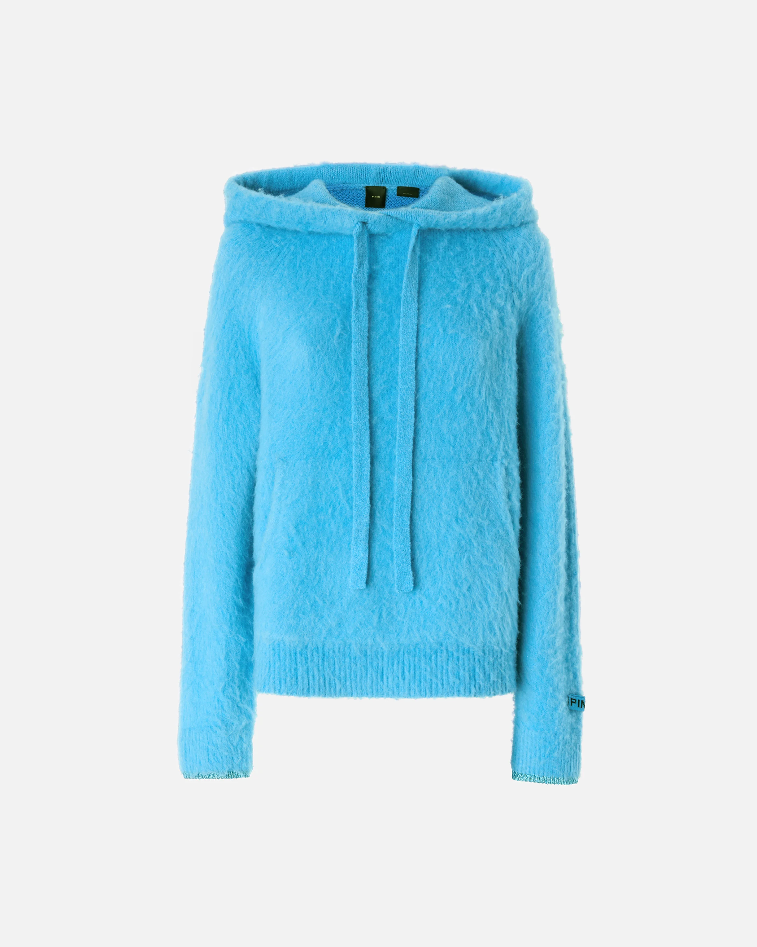 Pull fluffy à capuche | Bleu