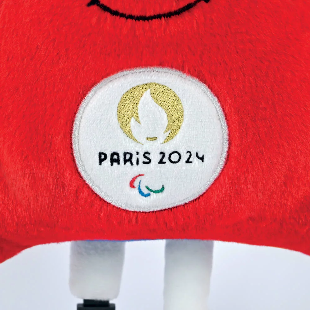 PELUCHE MASCOTTE LES  PHRYGES - JEUX PARALYMPIQUES PARIS 2024 - 28 CM