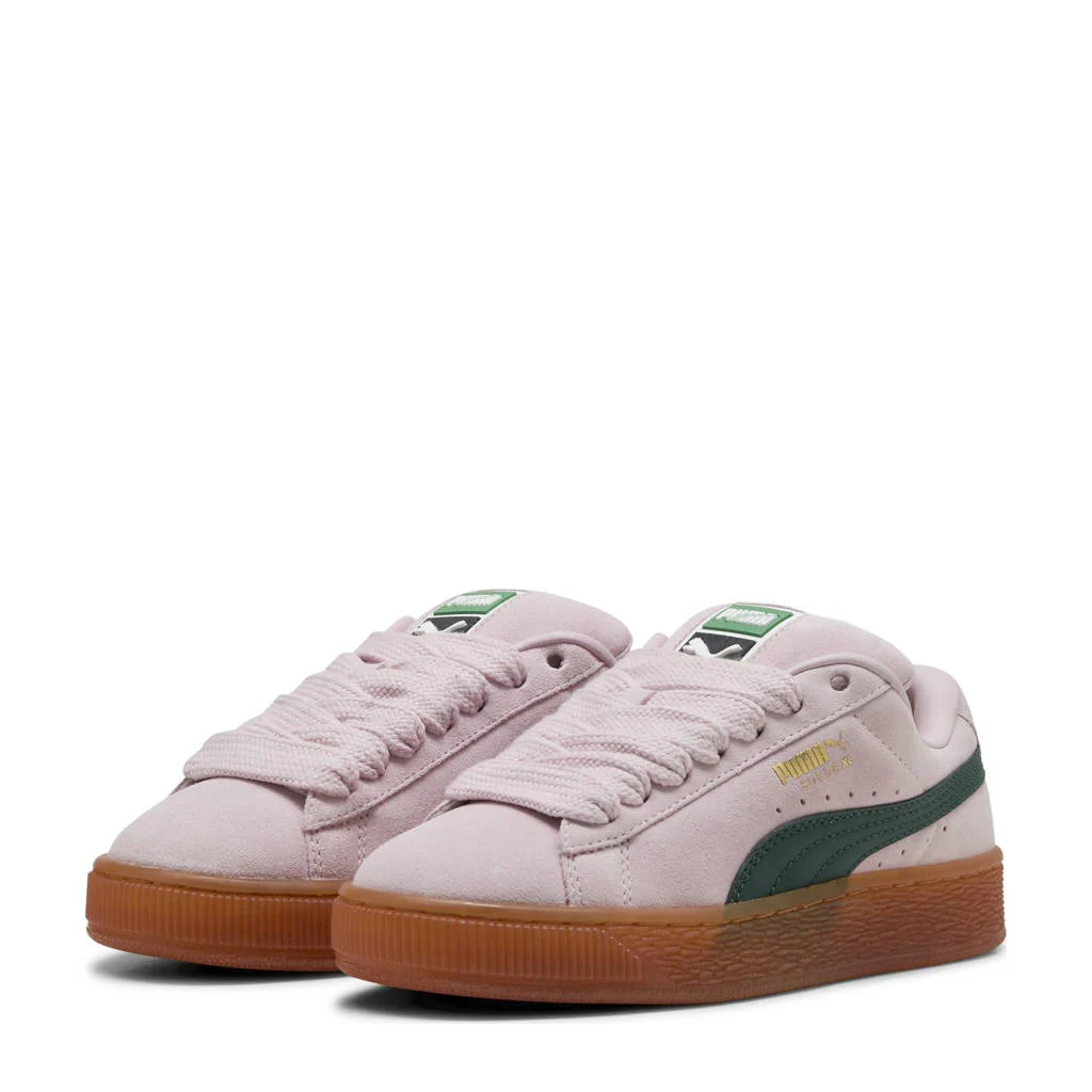 Puma Suede XL Jrsneakers lichtroze/groen