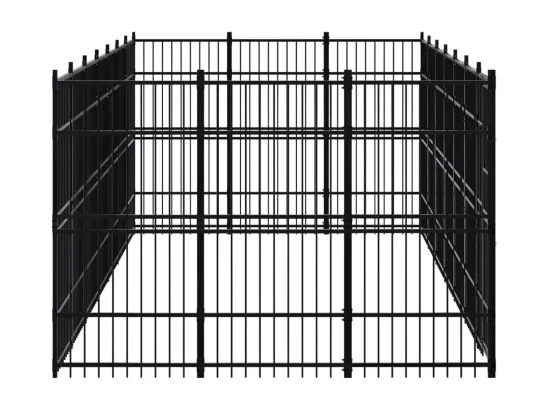 Chenil cage enclos pac noire 672 x 288 x 200 cm 02_0041813