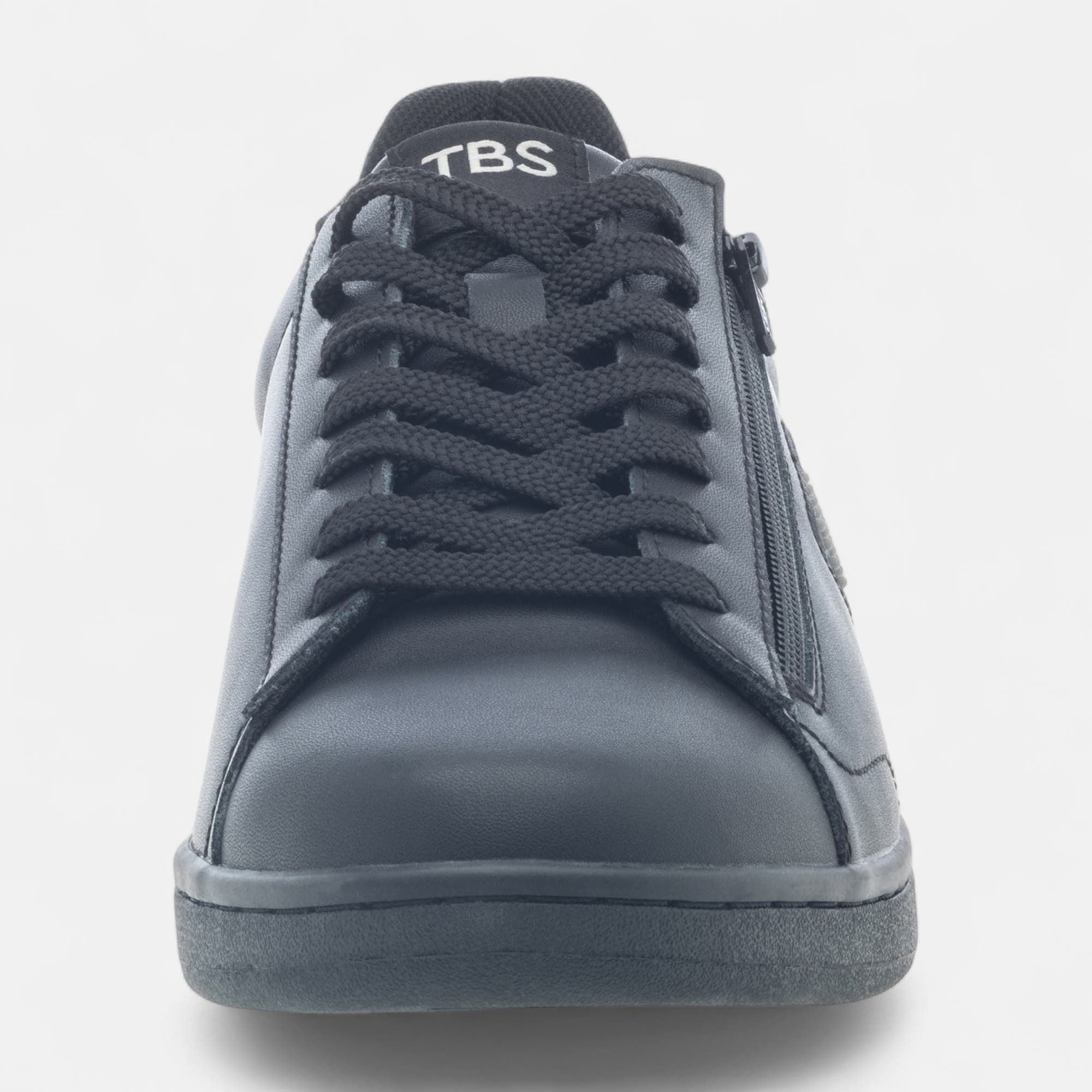 Baskets basses Homme en cuir noir