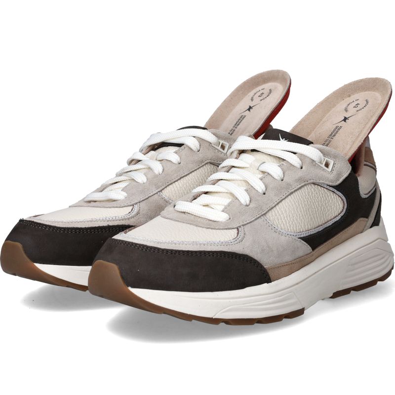 Xsensible Manhattan Stretchwalker Sneakers Grijs Heren