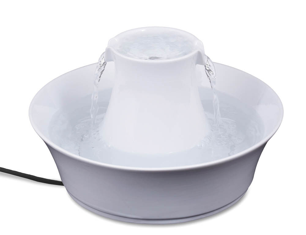 Petsafe Avalon - Keramische drinkfontein - Wit - 31x23x23 cm