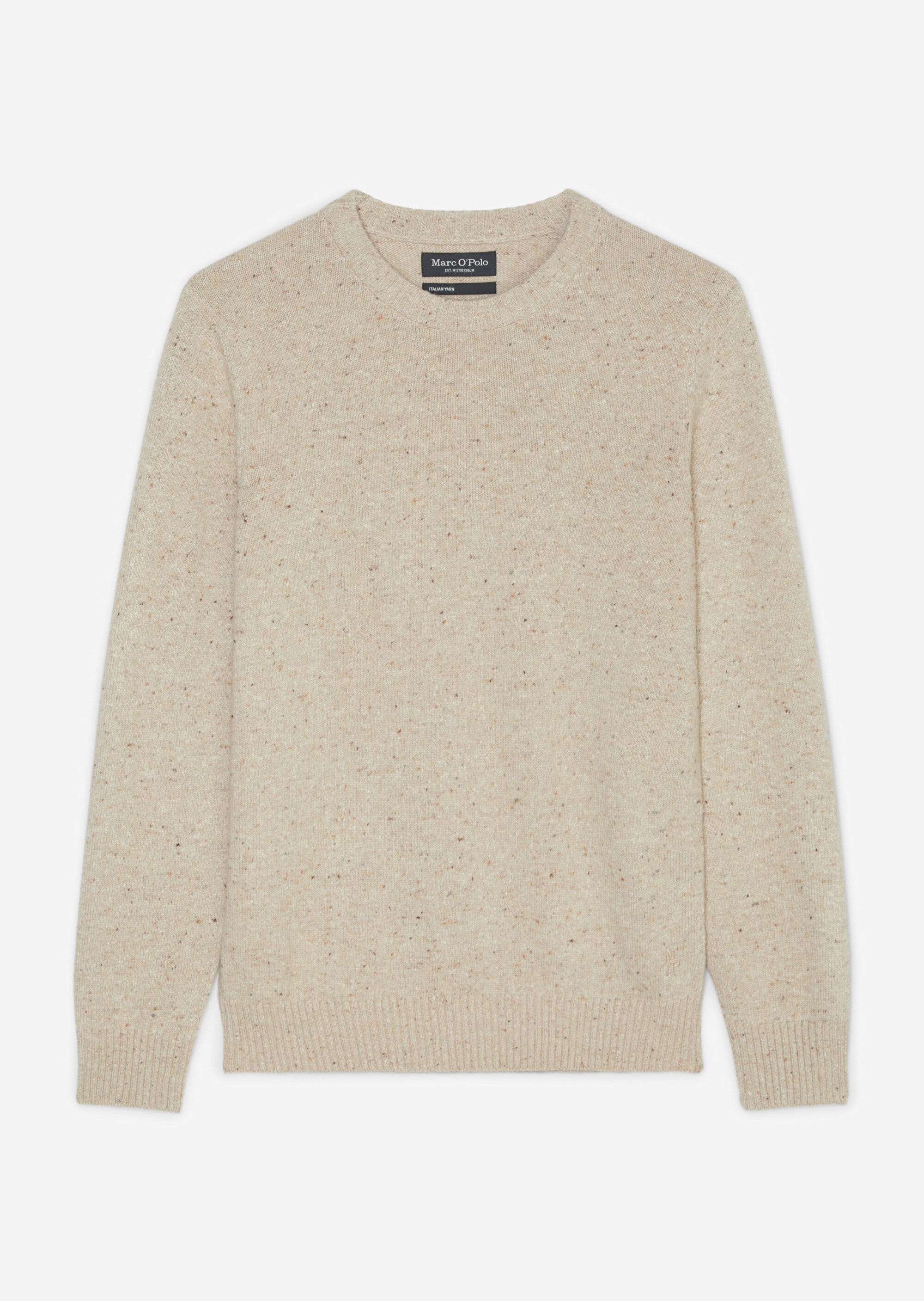 Pullover regular aus gesprenkeltem Tweedgarn