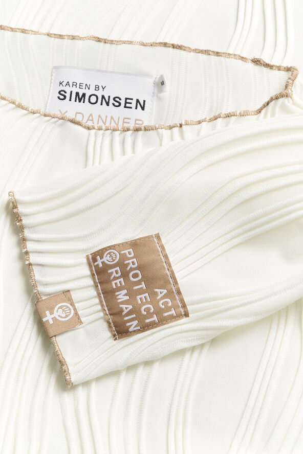 Karen by Simonsen KBSxDannerKB LS Tee Egret/pastel ros tan