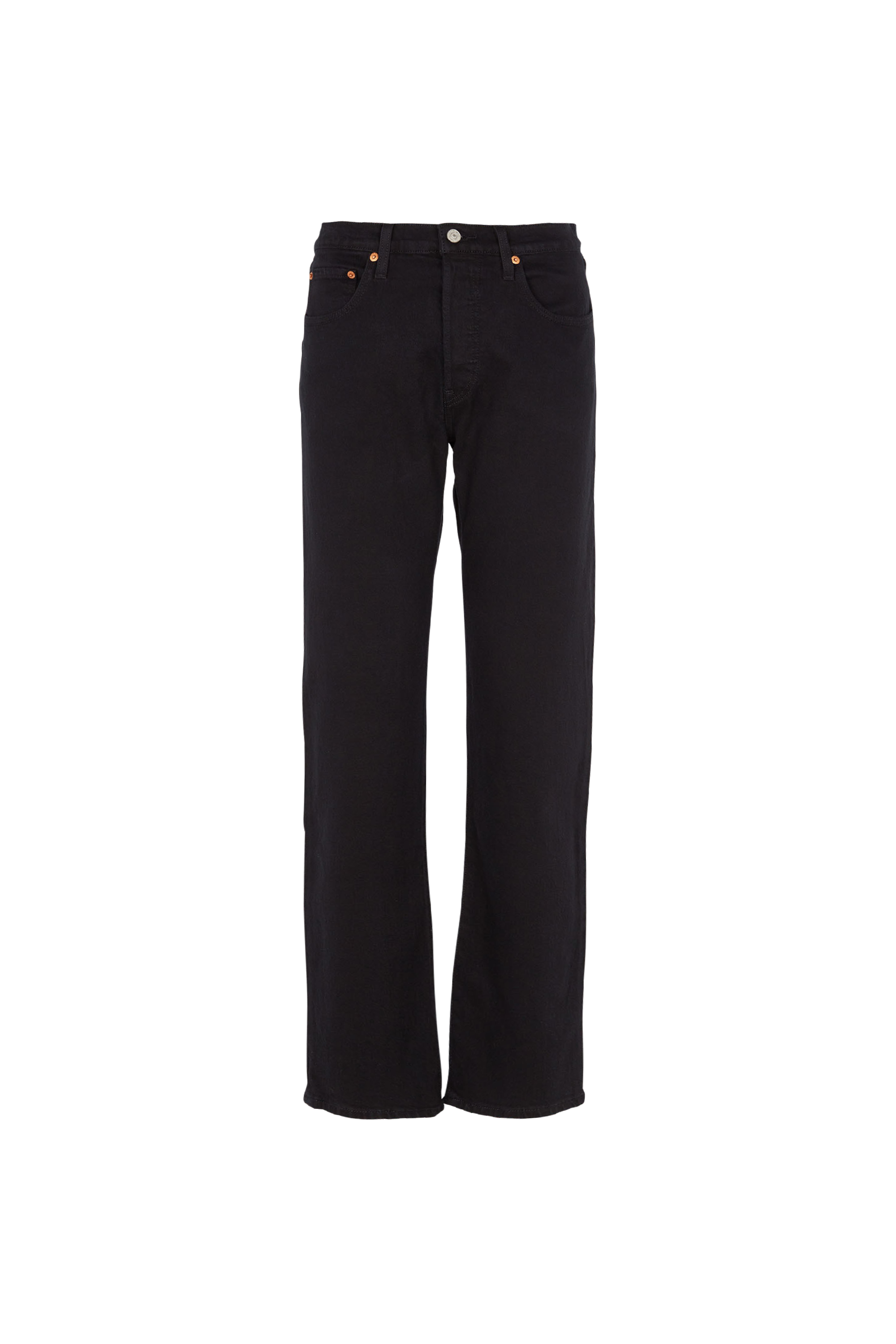 LEVI'S Jean droit en coton mélangé 501 Noir