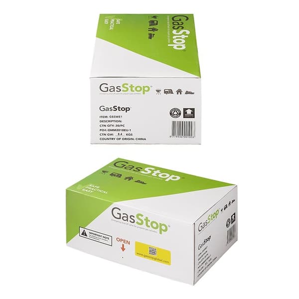 GasStop nødstengeventil for propangassflasker SE 0.885 NGO LH POL (G.10) GSSE1