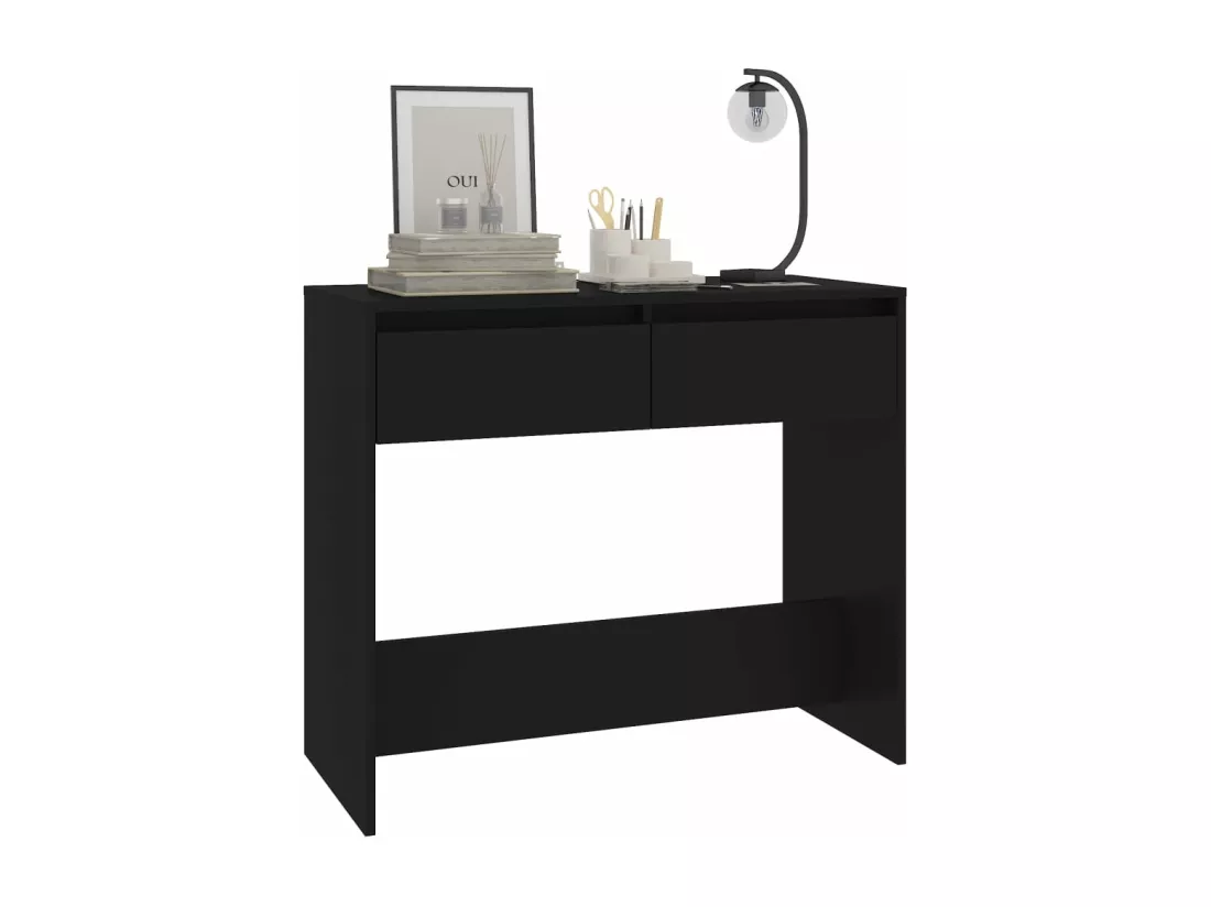 Table console Noir 89x41x76,5 cm Acier