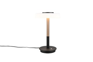 TRIO LED Tischlampe CELESTE 33 cm coffee /weiß
