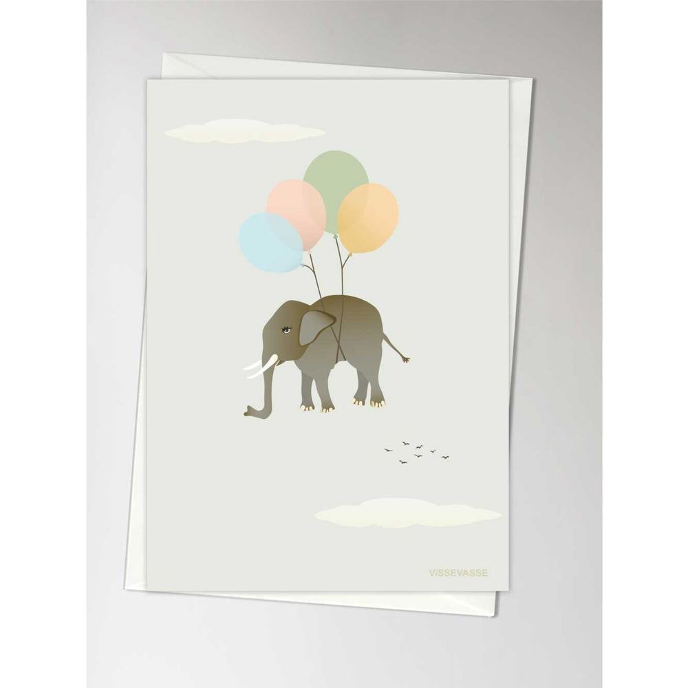 Køb ViSSEVASSE FLYING ELEPHANT - A6 Kort