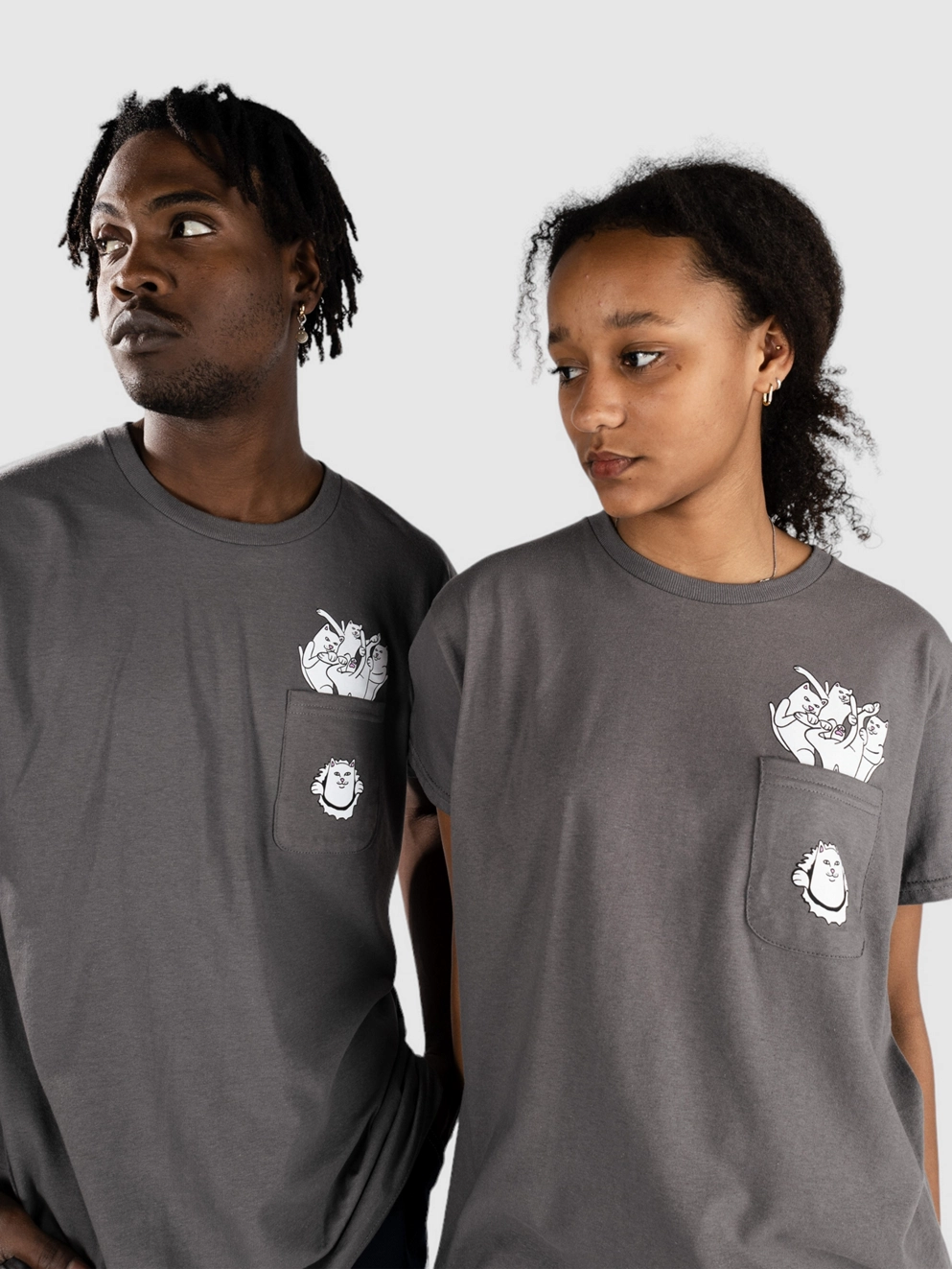 RIPNDIP Nermanciac T-Shirt charcoal