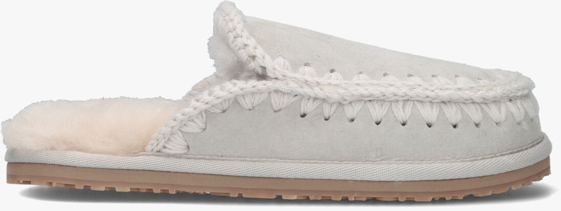MOU zilveren mou pantoffels slipper full eskimo stitch