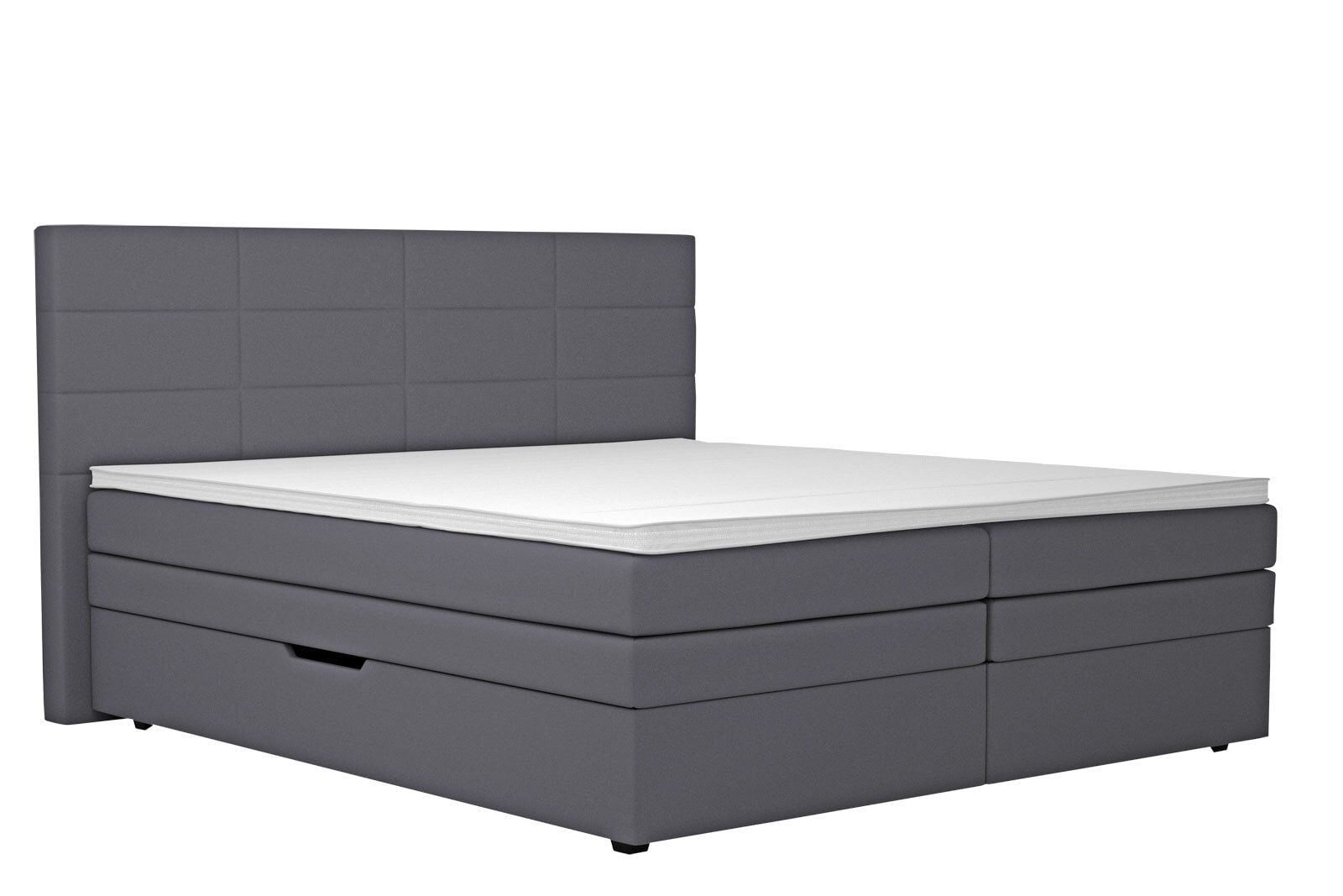 Boxspringbett Lorica Anthrazit Enjoy22 195x115x211 cm