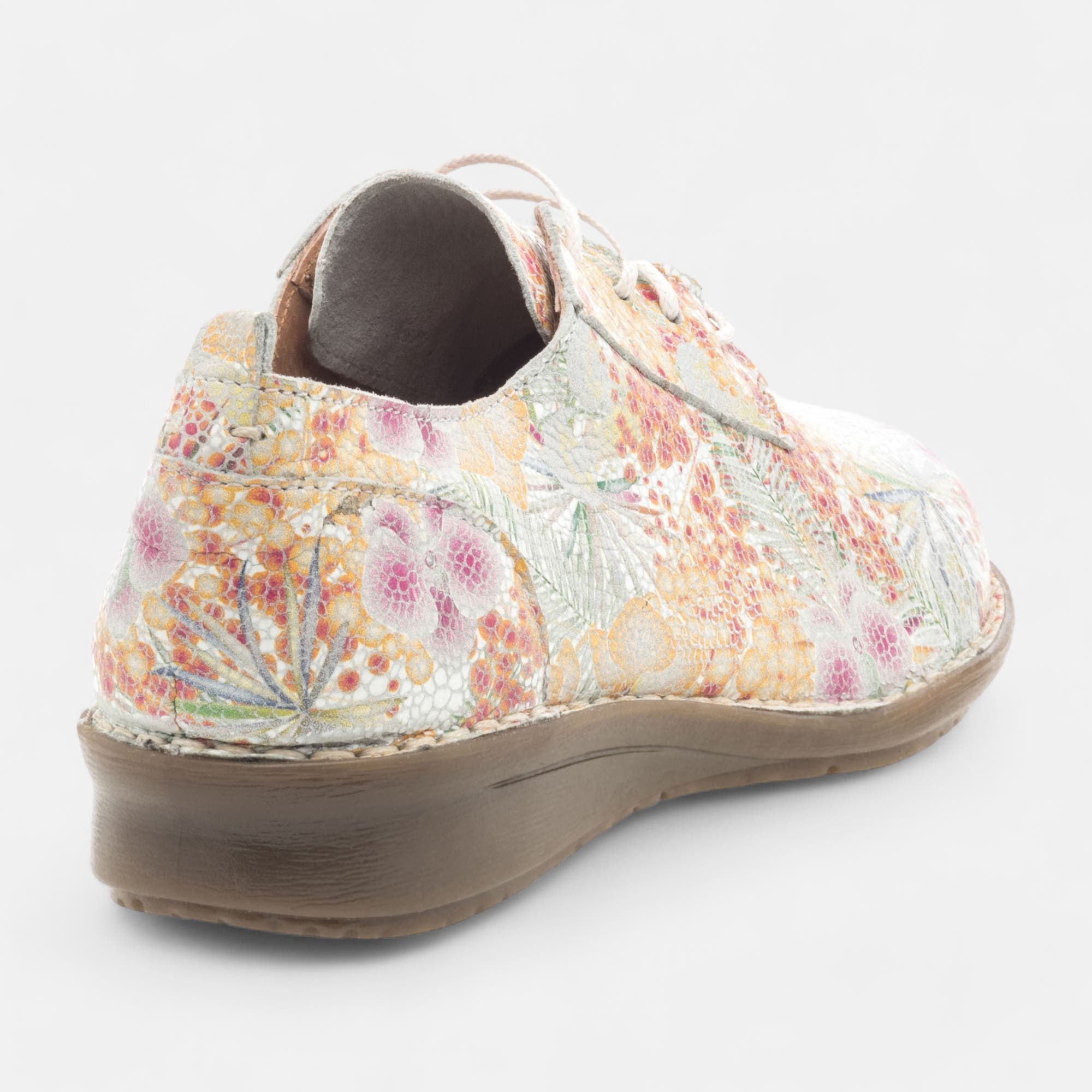 Derbies Femme en cuir multicolore