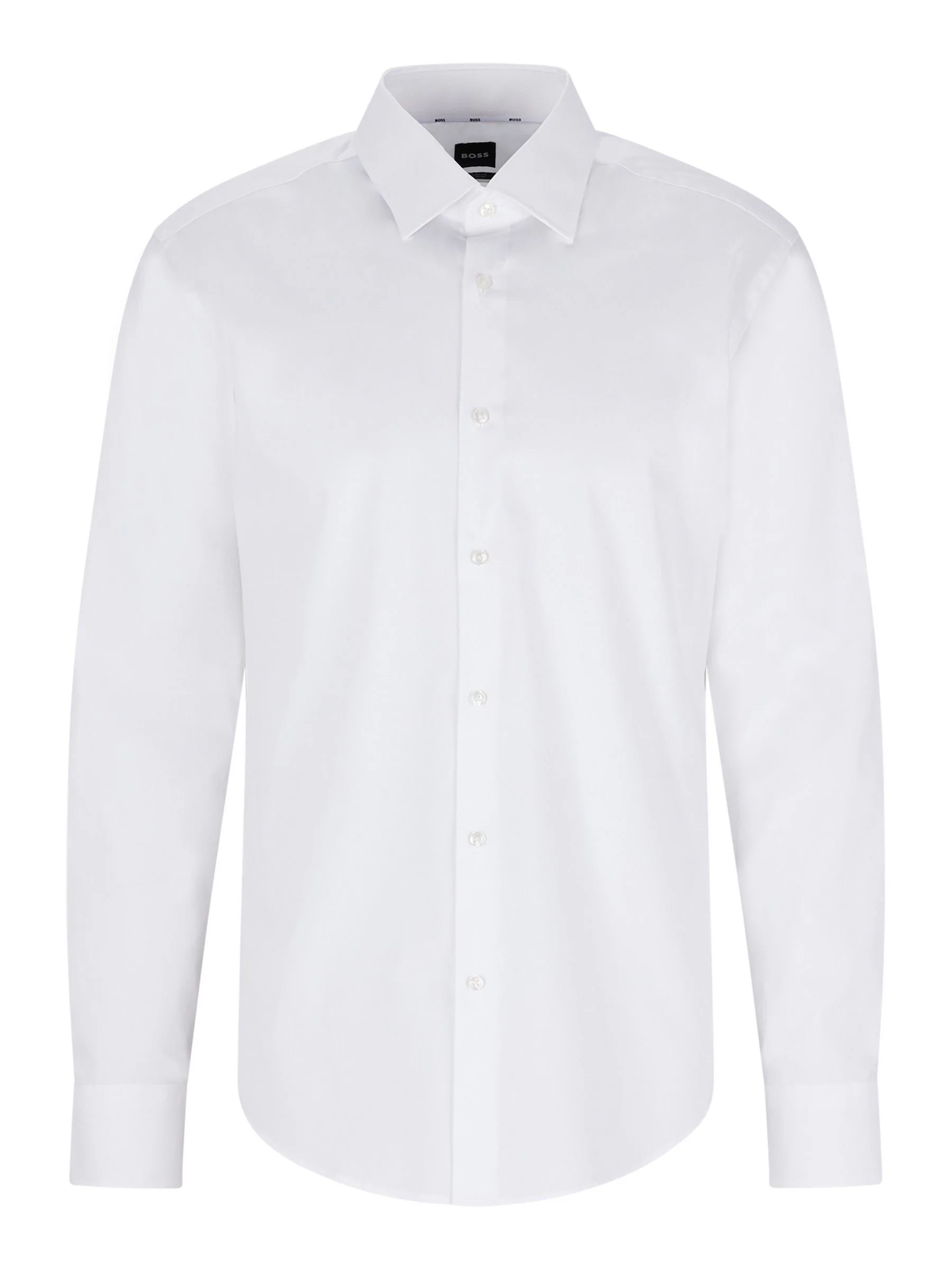 Wit - BOSS Joe Regular Fit Stretch Poplin Oxford Shirt