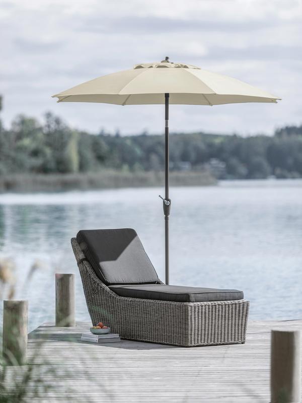 Dehner Sonnenschirm Kos, rund, ca. Ø220 cm
