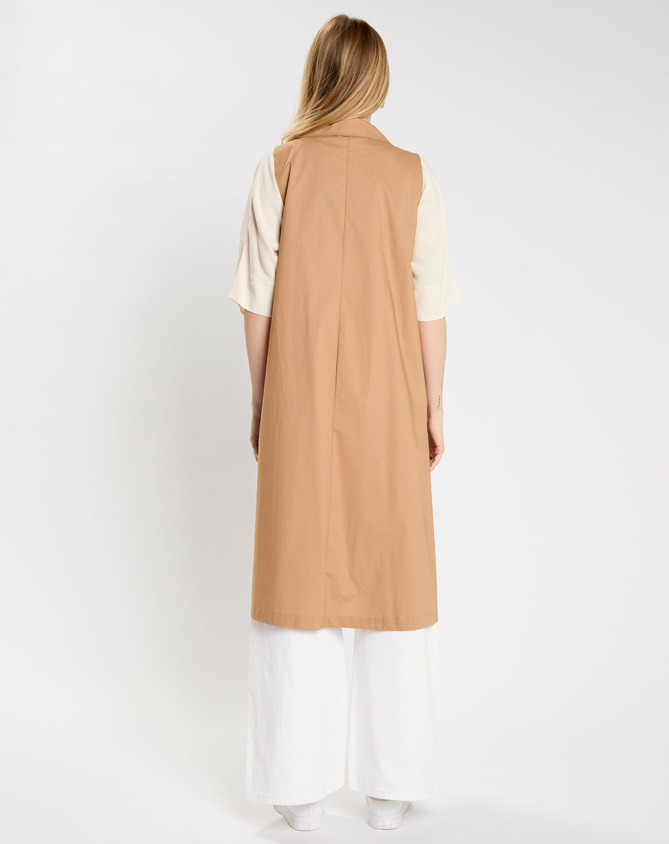 Lauren Vidal Veste sans manches Koya safari