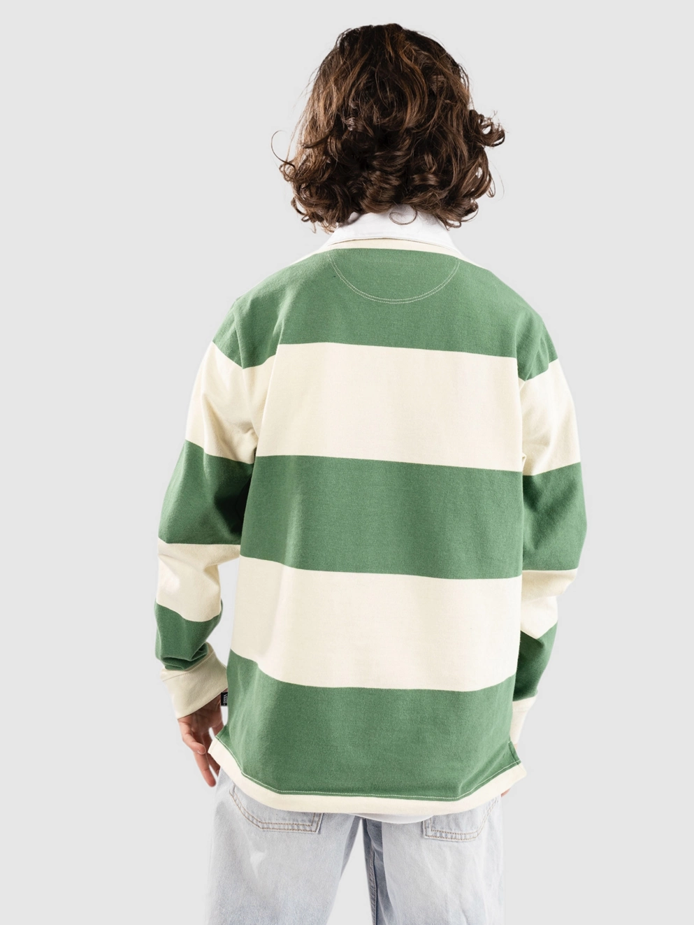 Vans Ward Rugby Knit Kids Longsleeve T-Shirt fairway/lemon icing