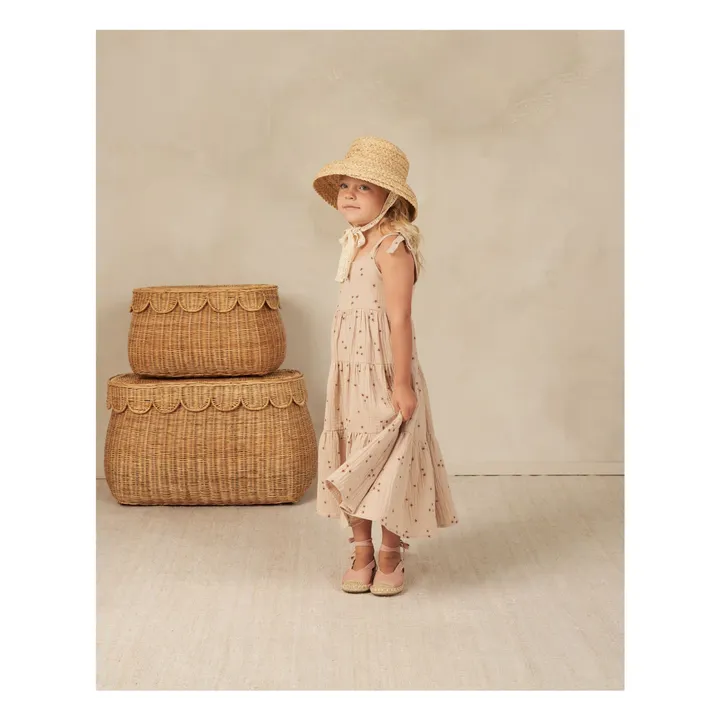 Rylee + Cru Robe Harbor Etoiles | Beige rosé