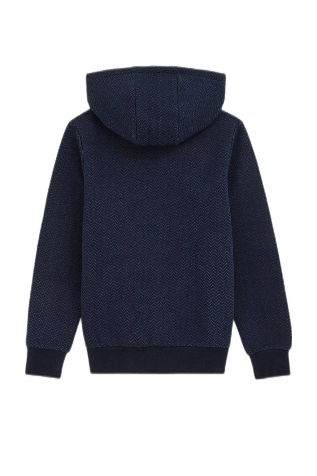 WE Fashion sweater met all over print donkerblauw