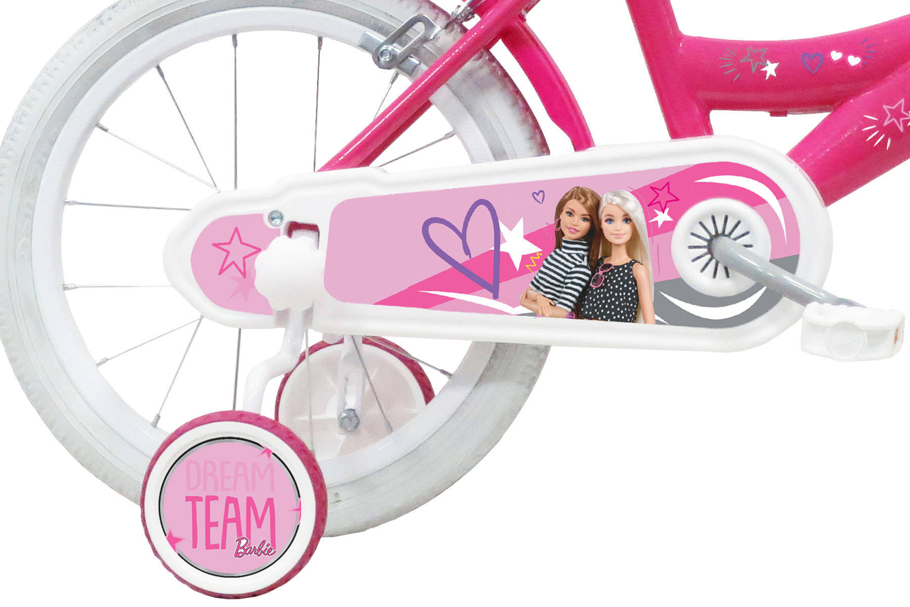 Barbie kinderfiets 14 inch roze