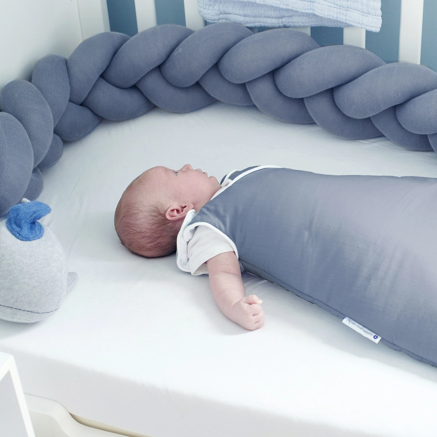 Nordic Coast Company Babyschlafsack Blau-Grau