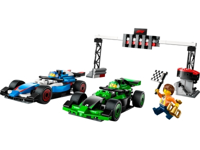 LEGO F1® grid met VCARB en Sauber racewagens (60474)