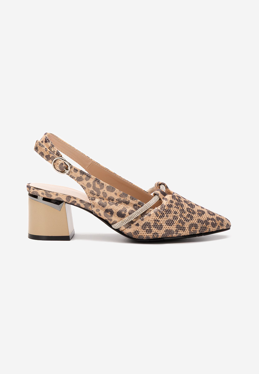 Chaussures slingback leopard Radiancia
